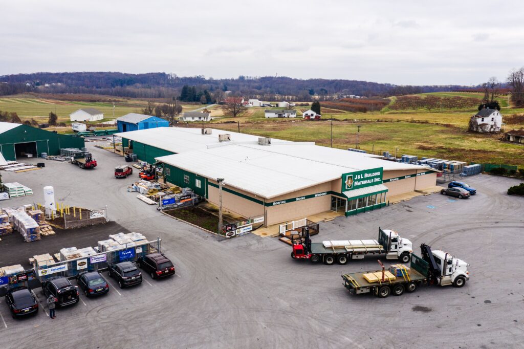 An aerial shot of the Avondale J&L location